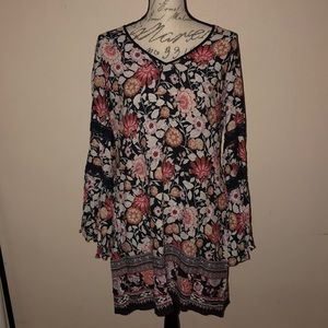 Xhilaration Floral Print Dress Size Medium